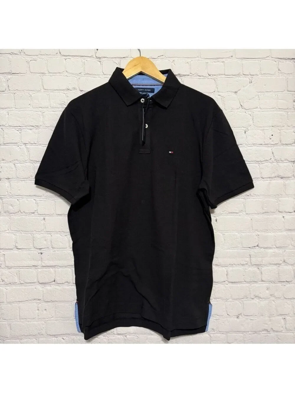 Tommy Hilfiger Men's Classic Black Polo